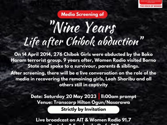 Nine Years; Life after Chibok abduction