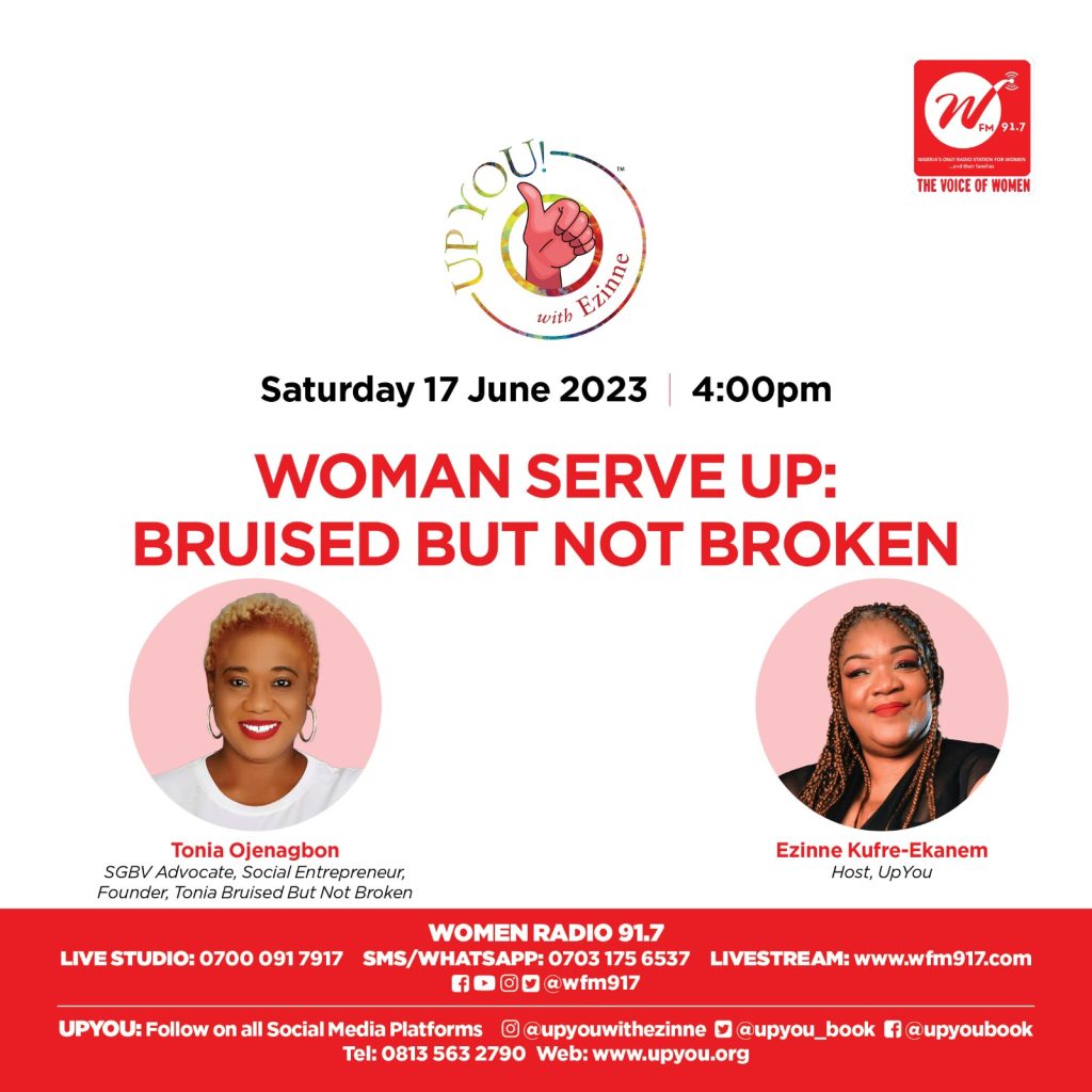 Woman serve up: Bruised but not broken