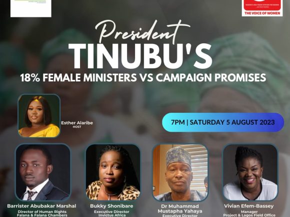 President Tinubu’s 18% Female Ministers Vs Campaign Promises