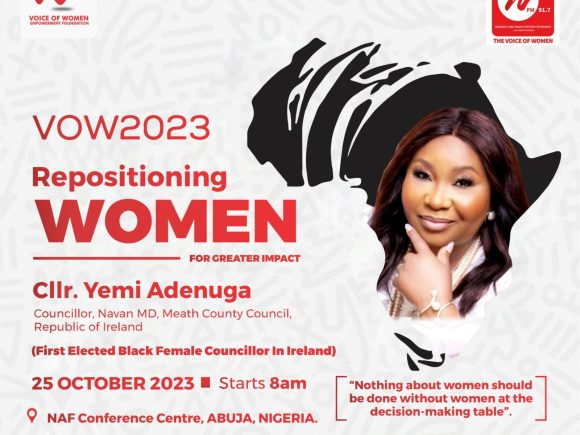 Meet Cllr. Yemi Adenuga, one of the speakers for VOW 2023