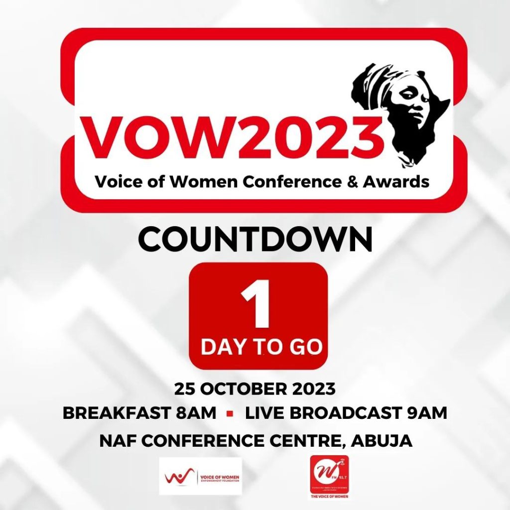 Join us at #VOWConference2023 to celebrate and amplify women’s voices