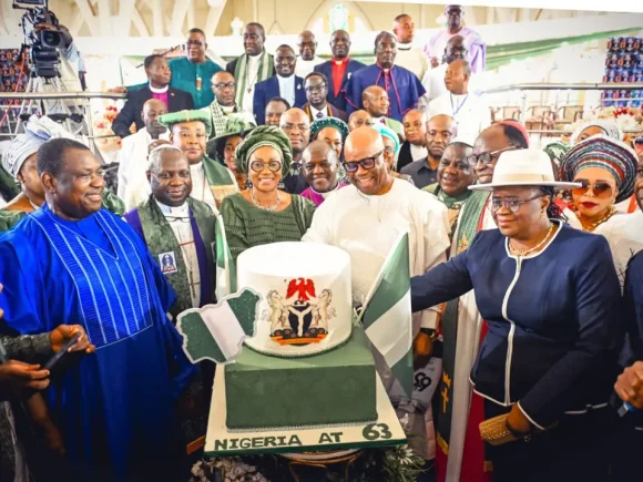 FIRST LADY DELIVERS MESSAGE OF HOPE, UNITY AT 63RD INDEPENDENCE DAY THANKSGIVING SERVICE 