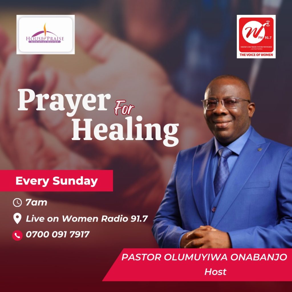 Prayer for Healing every Sunday 7am with Pastor Olumuyiwa Onabanjo