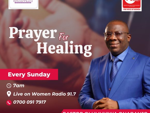 Prayer for Healing every Sunday 7am with Pastor Olumuyiwa Onabanjo