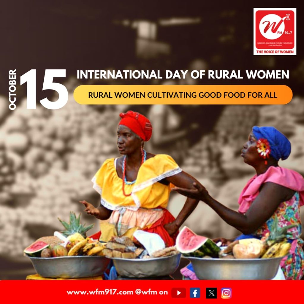 We recognise and celebrate the contributions of rural women to agriculture & food production in Nigeria