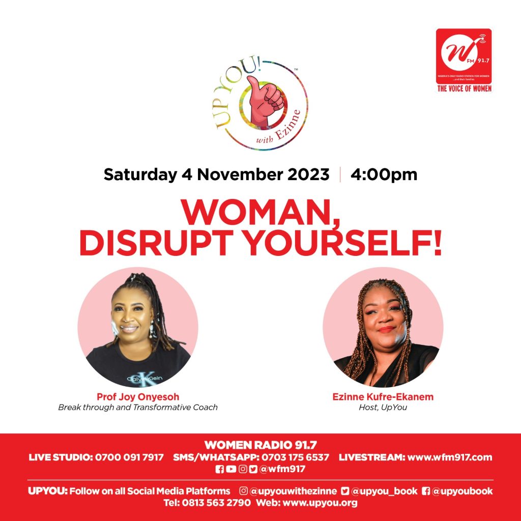 Woman, disrupt yourself