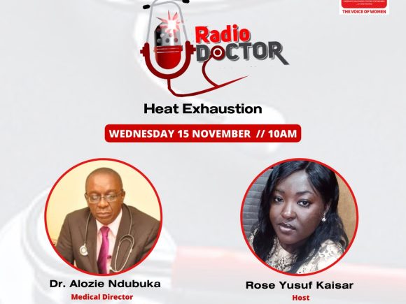 Tune in to RadioDoctor today as we discuss heat exhaustion