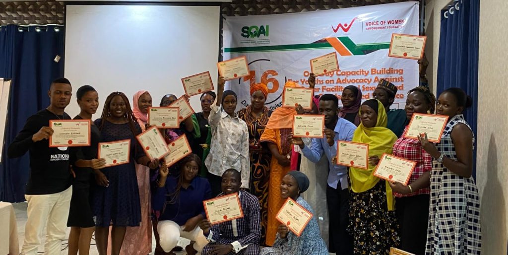 SGAI, VOWEF trains Youths on Cyber Facilitated Sexual and Gender-Based Violence