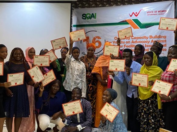 SGAI, VOWEF trains Youths on Cyber Facilitated Sexual and Gender-Based Violence