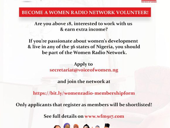 WOMEN RADIO NETWORK VOLUNTEER