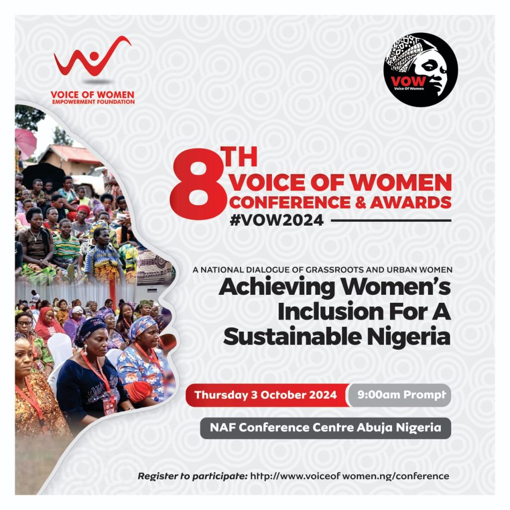 VOW2024: Achieving Women’s Inclusion for a Sustainable Nigeria