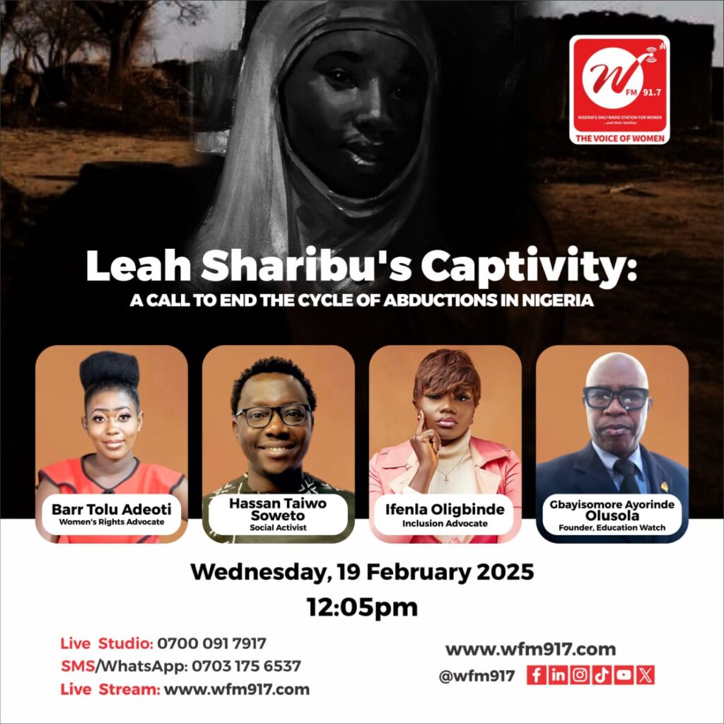 Women Radio Hosts Virtual Panel Discussion to Mark Seven Years of Leah Sharibu’s Abduction