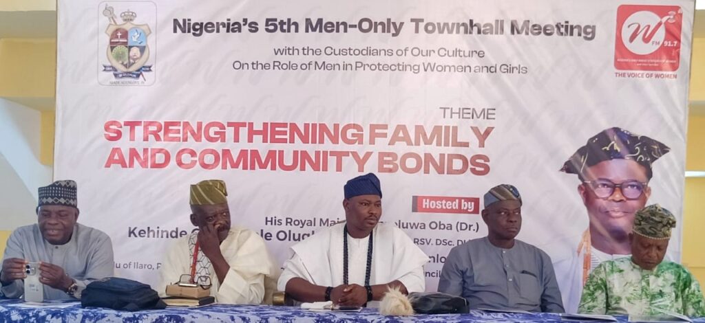 Olu of Ilaro Hosts Historic Men-Only Townhall, Calls on Men to Champion Peace and Protect Women and Girls