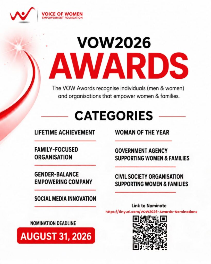 Call for Nominations – VOW2026 Awards