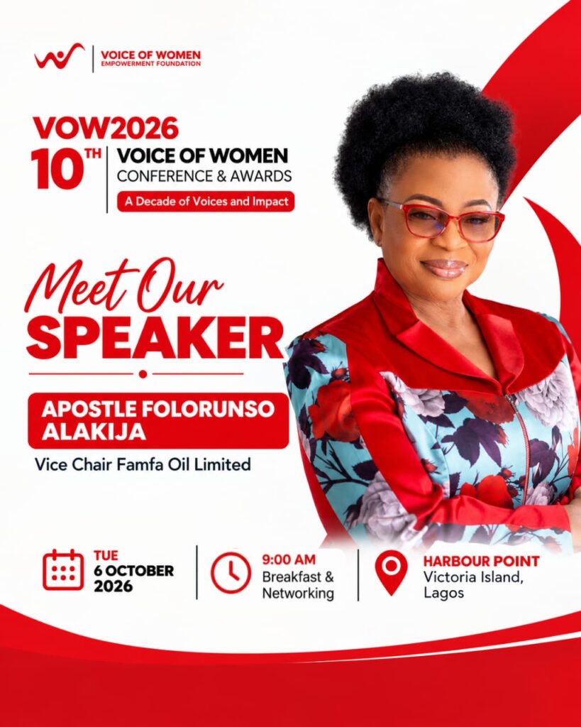 Leadership. Impact. Inspiration. Apostle Folorunso Alakija at VOW2026